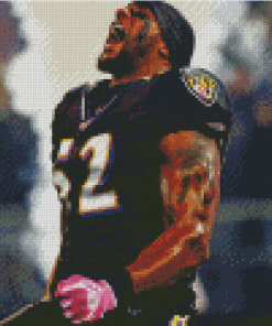 Cool Ray Lewis Diamond Painting