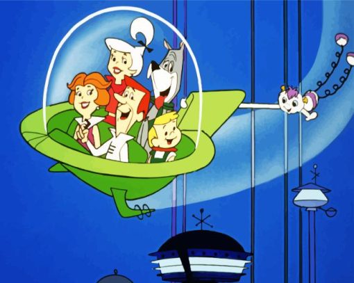 George The Jetson Cartoon Diamond Painting