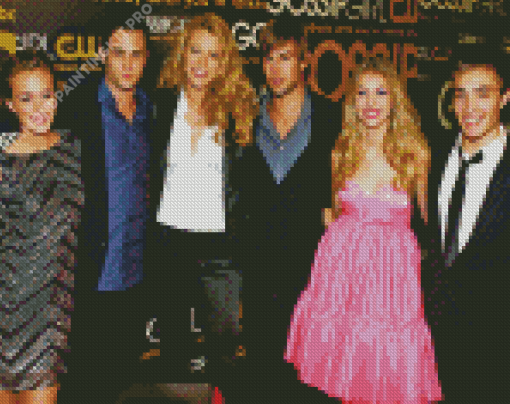 Gossip Girl Actors Diamond Painting