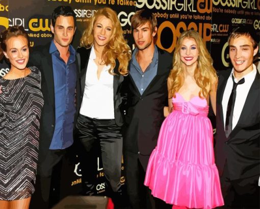 Gossip Girl Actors Diamond Painting