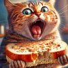 Hungry Cat Diamond Painting