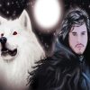 Jon Snow and Ghost GOT Diamond Painting