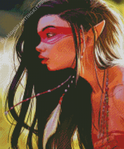 Native Elf Girl Diamond Painting