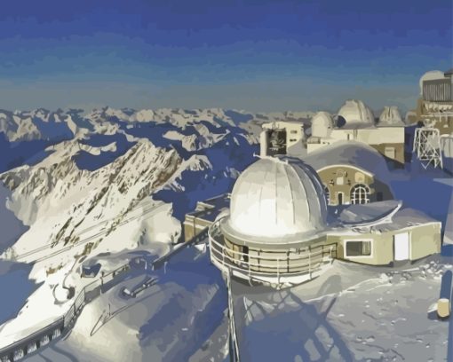 Observatoire Pic Du Midi Diamond Painting