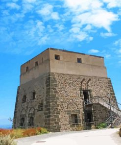 Old Buildings In Ustica Diamond Painting