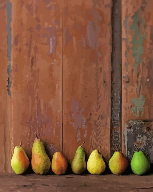 Pears In a Row Diamond Painting