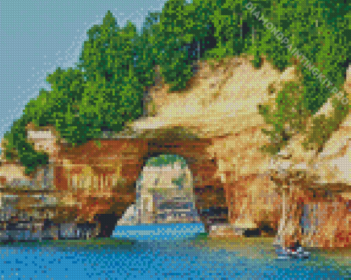 Pictured Rocks National Lakeshore Diamond Painting