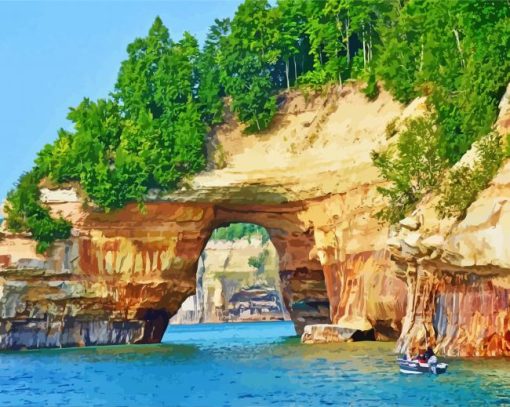 Pictured Rocks National Lakeshore Diamond Painting