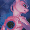 Powerful Mewtwo Diamond Painting