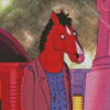 Sad Bojack Diamond Painting