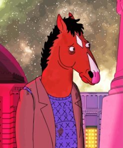 Sad Bojack Diamond Painting