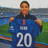 Sam Kerr Chelsea Fc Diamond Painting