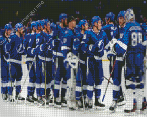 Tampa Bay Lightning Team Diamond Painting