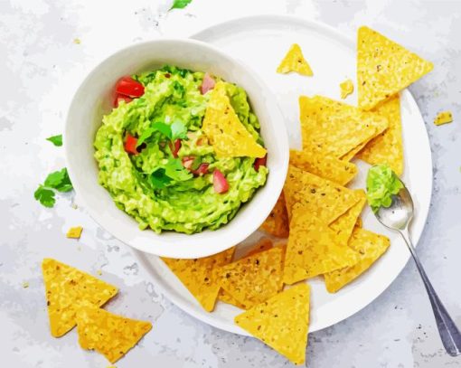 Tasty Guacamole Diamond Painting