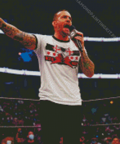 The Wrestler Cm Punk Diamond Painting