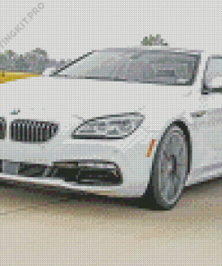 White BMW 650 Diamond Painting