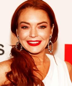 Lindsay Lohan Diamond Painting