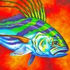 Rooster Fish Diamond Painting