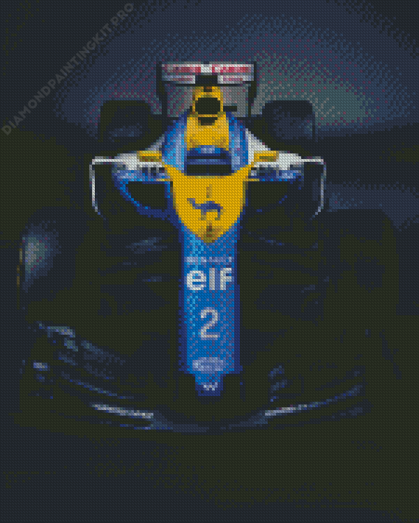 Williams F1 Car Diamond Painting