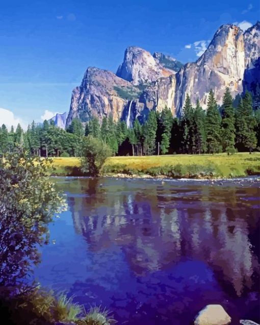 Yosemite Valley Diamond Painting