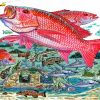 Red Snapper Diamond Painting