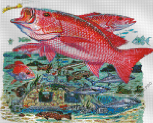 Red Snapper Diamond Painting