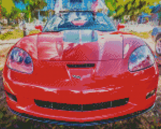 2005 Chevy Corvette Diamond Painting