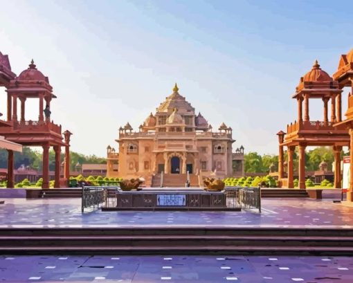 Akshardham Diamond Painting