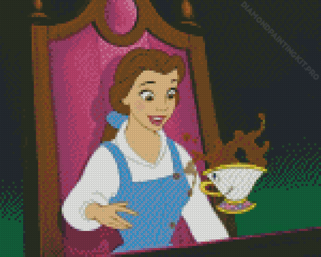 Belle and Chip Diamond Painting