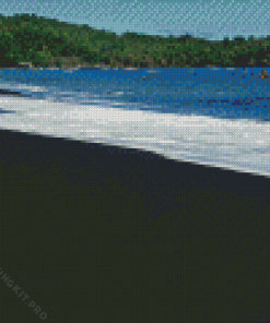 Black Sand Beach Diamond Painting