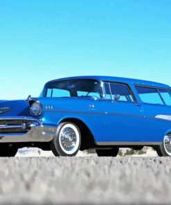 Blue 57 Chevy Diamond Painting