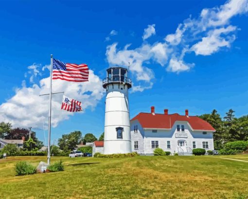 Chatham Lighthouse Diamond Painting