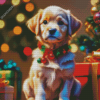 Christmas Puppy Diamond Painting