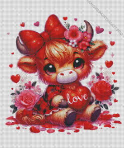 Cow Baby Diamond Painting