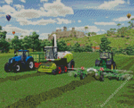 Farming Simulator Diamond Painting