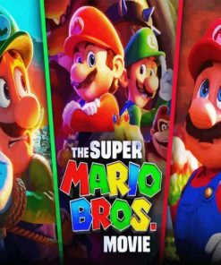 Mario Movie Poster Diamond Painting