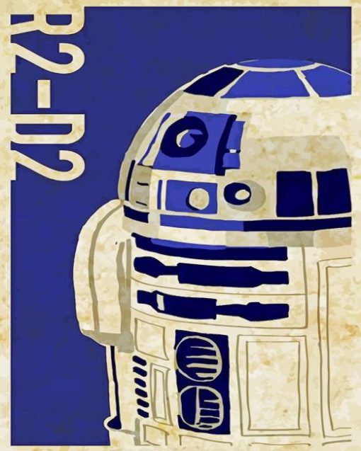 R2d2 Robot Diamond Painting