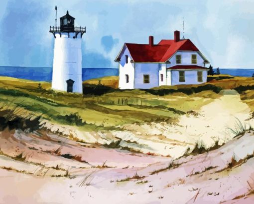 Race Point Lighthouse Diamond Painting