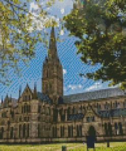 Salisbury Cathedral Diamond Painting