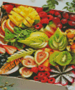 Summer Fruits Plate Diamond Painting