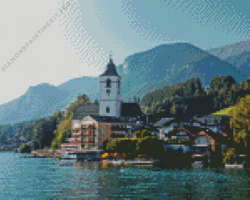 Wolfgangsee Diamond Painting