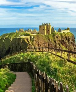 Dunnottar Castle Diamond Painting