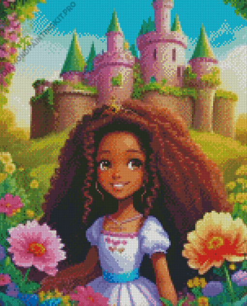 Girl Princess Diamond Painting