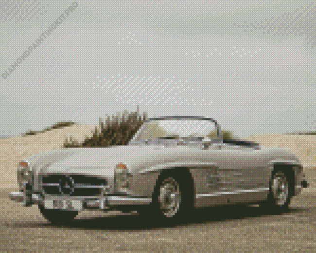 Mercedes 300sl Diamond Painting