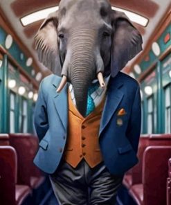 Gentleman Elephant Diamond Painting