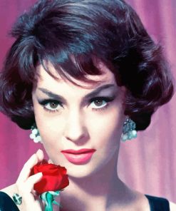 Gina Lollobrigida Actress Diamond Painting