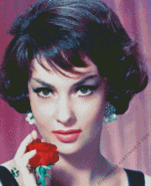 Gina Lollobrigida Actress Diamond Painting