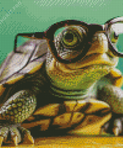 Green Turtle Diamond Painting