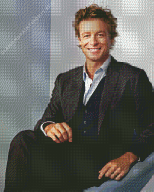 Patrick Jane Character Diamond Painting