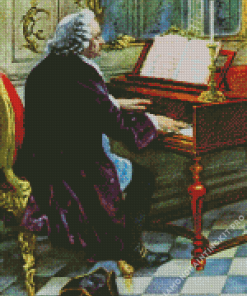 Pianist Johann Bach Diamond Dotz